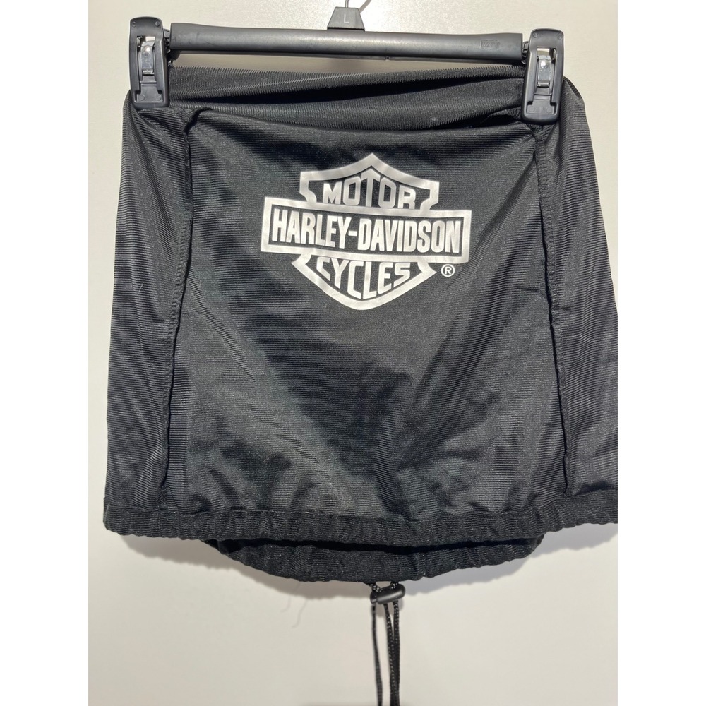 Harley-Davidson Mens Black Bar & Shield Logo Neck Gaiter Adjustable helmet bag‎
